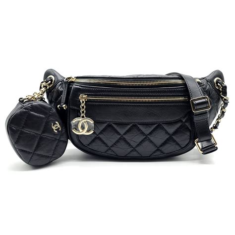 chanel crumpled waist bag|Chanel waist bag 2020.